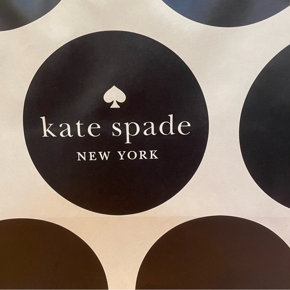 kate spade Black & White Polka Dot Gift/Shopping Bags - Picture 4 of 4